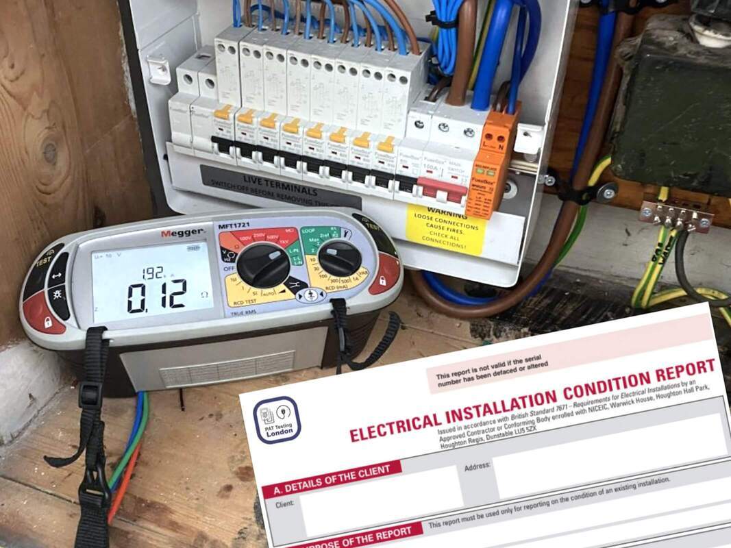 completed EICR report